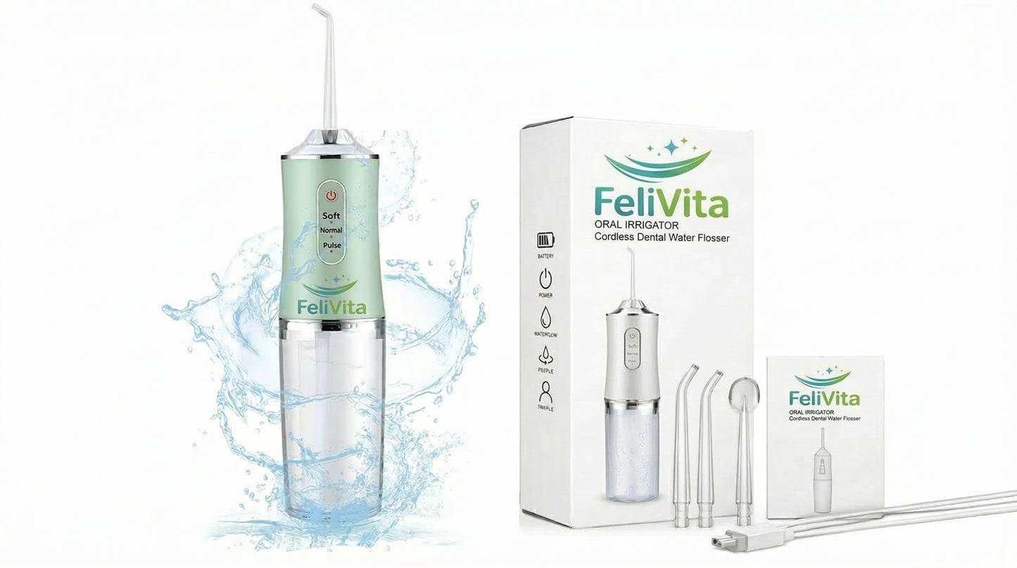 IRRIGADOR DENTAL RECARGABLE FELIVITA